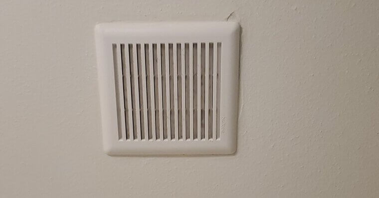 Wipe Down Bathroom Vents