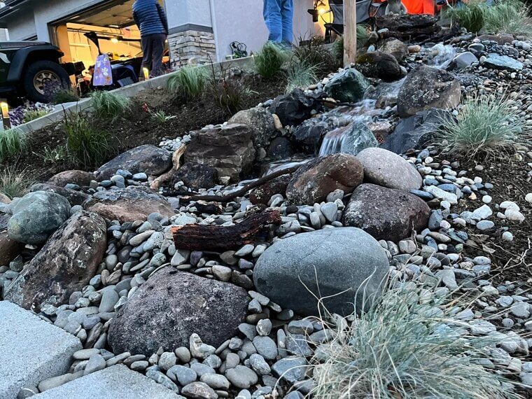 Homemade Pondless Waterfall