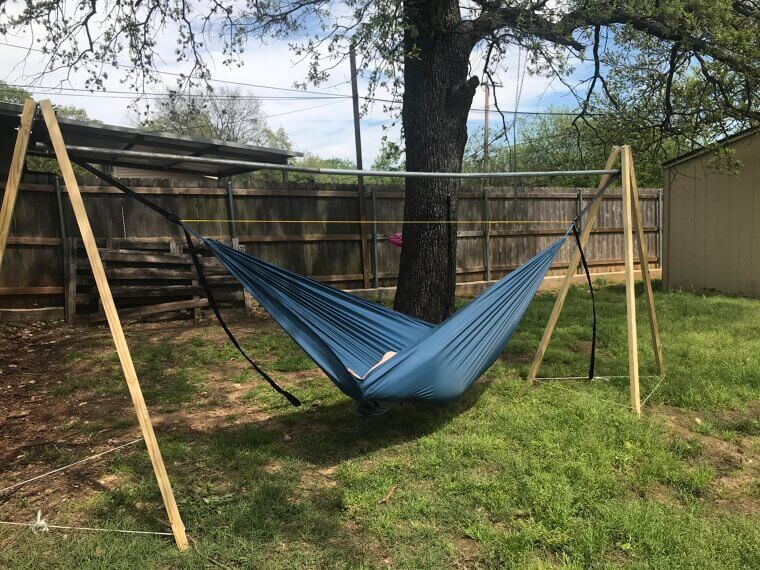 Homemade Hammock Stand
