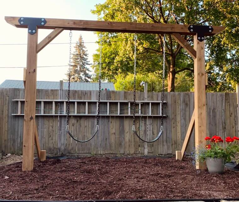 Backyard Swing Set