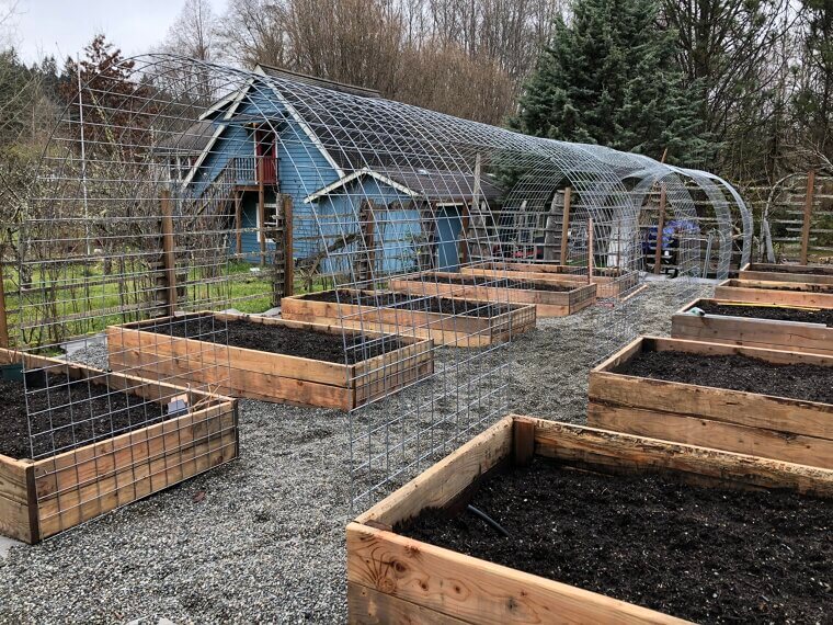 DIY Garden Trellis Tunnel