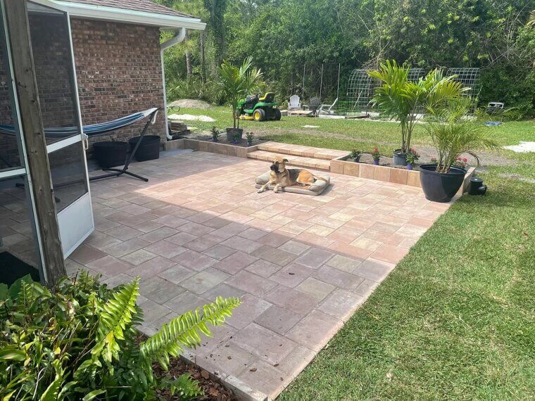 DIY Patio Paver Project