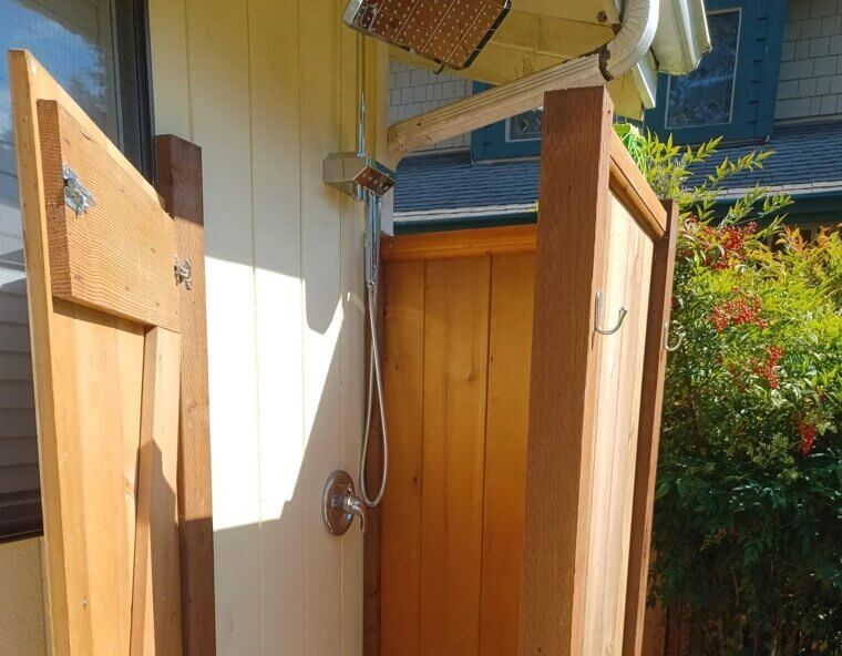 DIY Outdoor Shower