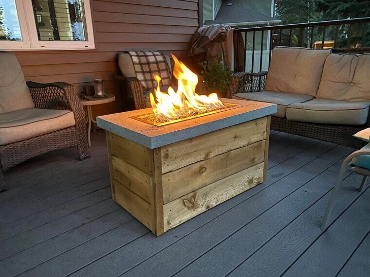 Homemade Fire Pit
