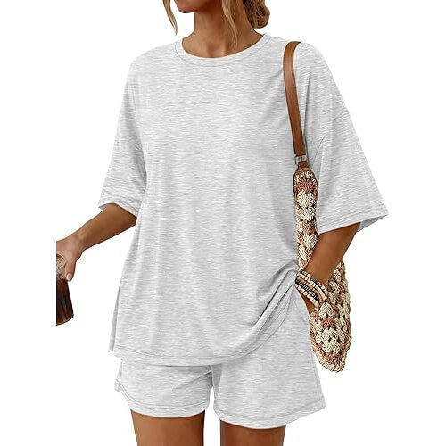 Breezy Summer Set with Oversized Top & Shorts that Keeps You Cool and Comfortable. Now 29% Off!