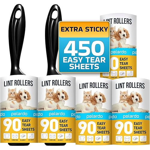 Powerful Pet Hair Lint Rollers that Remove Fur from Every Surface. Now 38% Off!