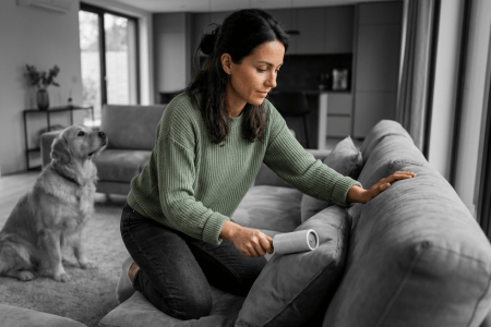 Ingenious Pet Hair Remover Roller That Makes Cleanup Effortless
