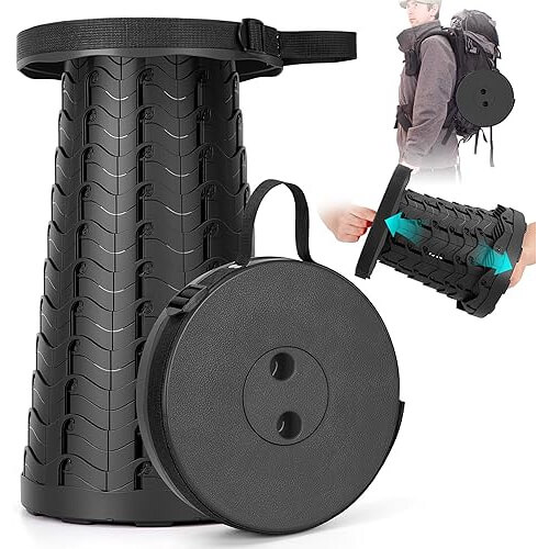 Sturdy Collapsible Camping Stool that Holds 400 lbs with Ease. Now 24% Off!