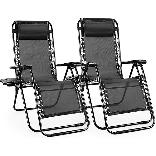 Relaxing Zero Gravity Chairs Set that Cradles You in Comfort. Now 10% Off!