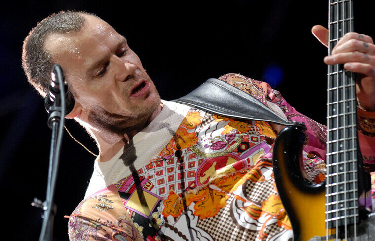 Flea Challenges Marty McFly to a Drag Race in Back to the Future