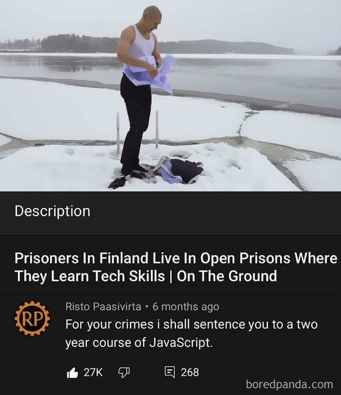 You Are Sentenced to a Few Years of Javascript