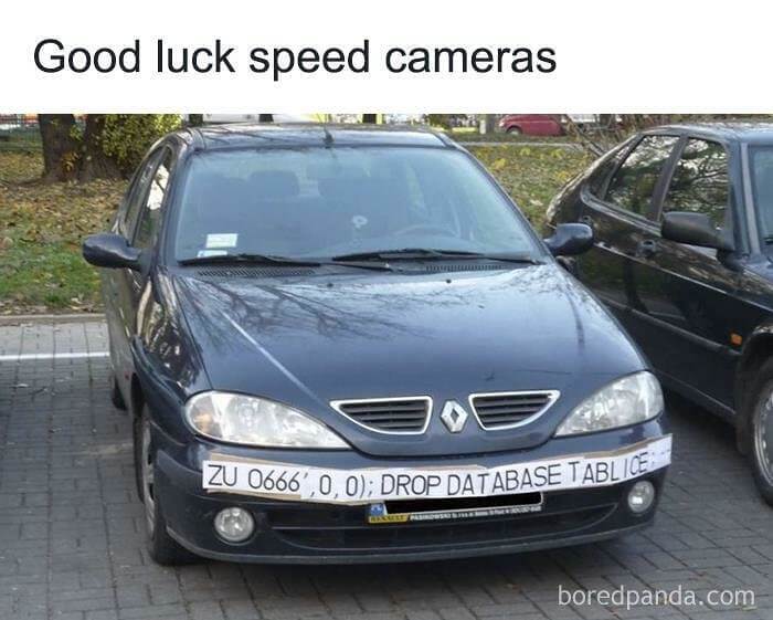 Can The Speed Cameras Decipher the Code License Plate?