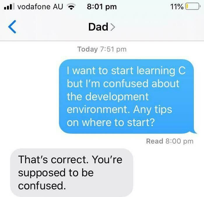 Starting Out and Staying Confused