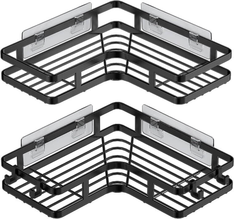 Duschablage Schwarz - Kein Bohren, Mehr Ordnung - Verpassen Sie Nicht Den 10% Rabatt! 