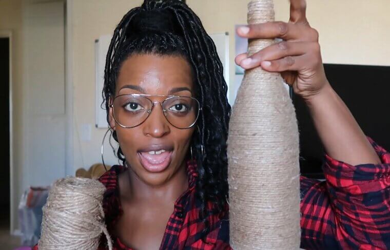 Twine-Wrapped Bottles