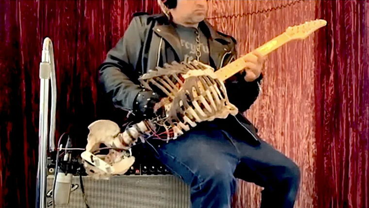 He Turned His Uncle's Skeleton Into a Working Guitar
