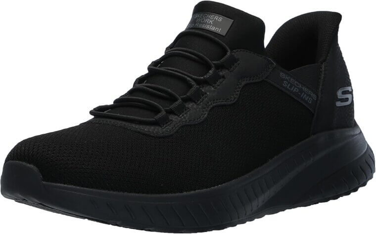 Skechers Slip-Ins Work Shoes - Slip-Resistant Comfort! 
