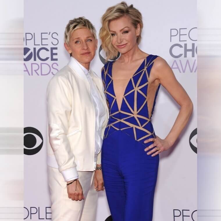 Ellen DeGeneres & Portia De Rossi – $550 Million