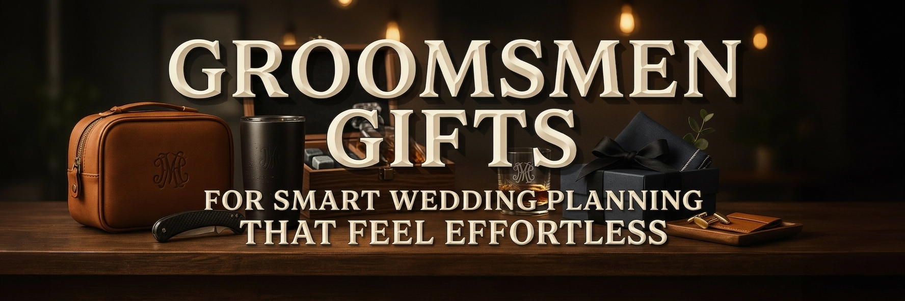 Groomsmen Gifts That Don't Get Tossed in a Drawer