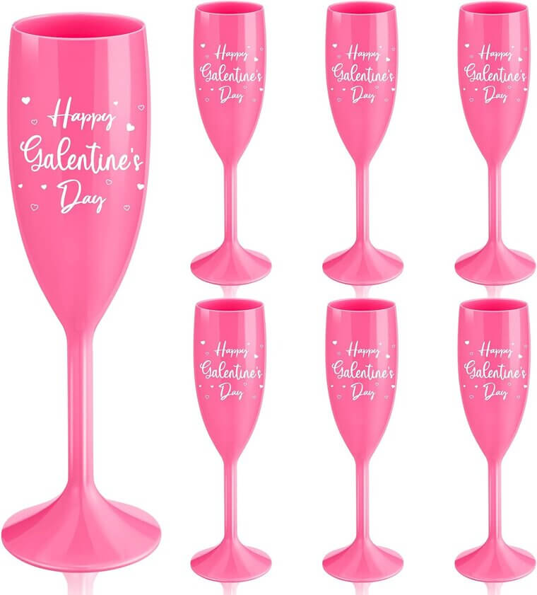 Galentine's Day Flutes - Perfect for Celebrations! - Enjoy 8% Off!