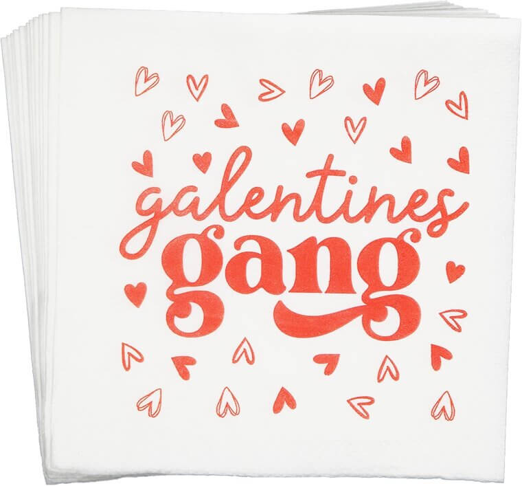 Galentines Day Napkins - Perfect Party Decor for Girls 