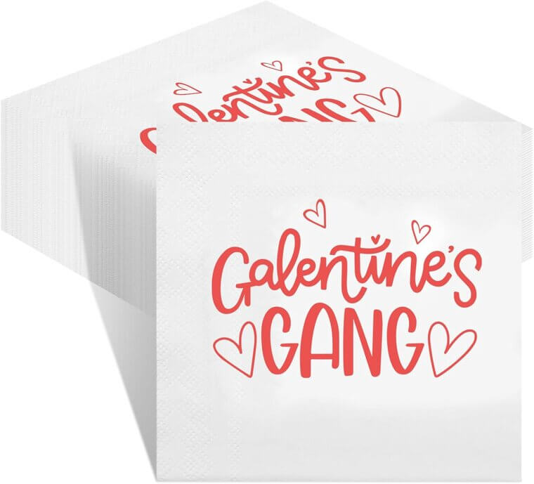 Galentines Gang Napkins - Perfect for Valentine's Parties! 