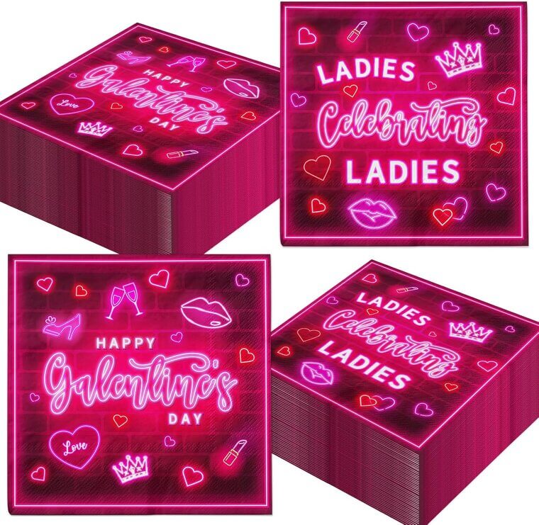 Galentines Day Napkins - Perfect for Festive Parties! 