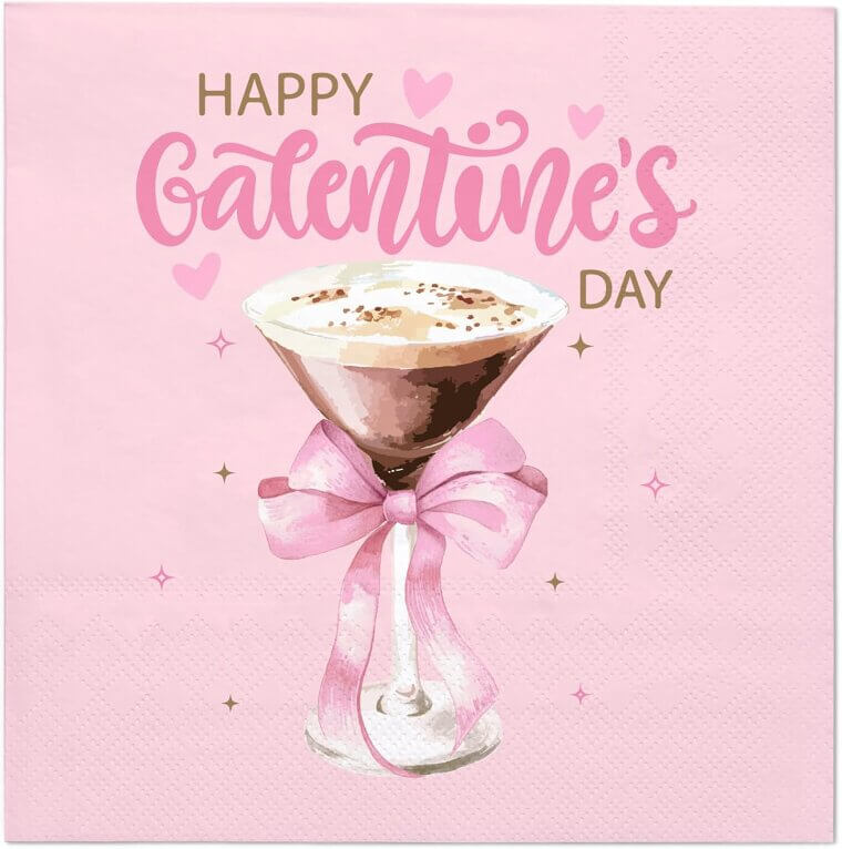 Galentine's Cocktail Napkins - Perfect for Parties and Fun Gatherings! - Enjoy 30% Off!