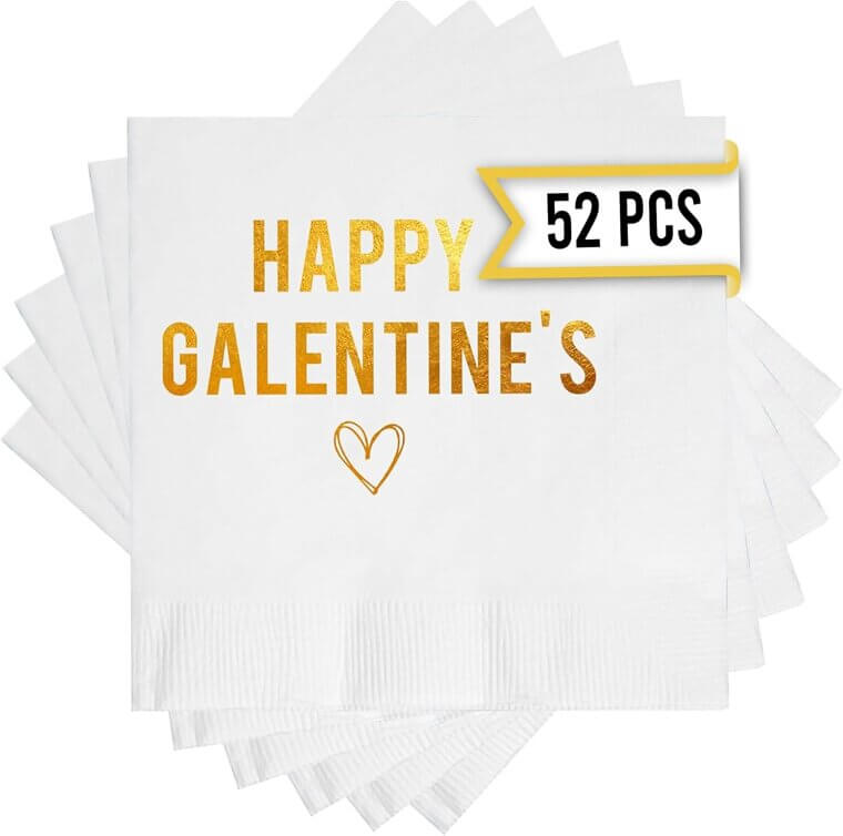 Galentines Cocktail Napkins - Perfect for Celebrations & Decor 