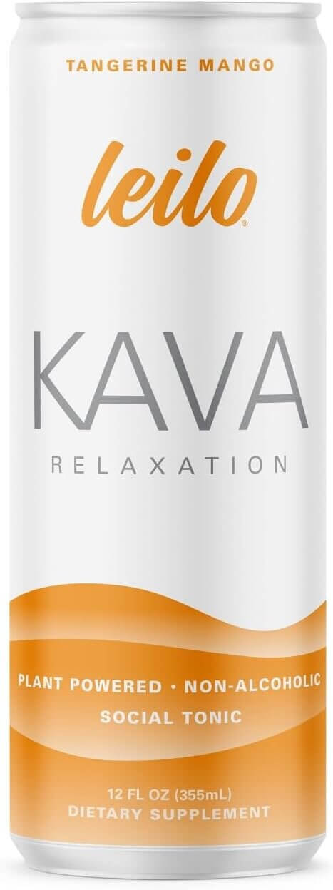 Leilo Kava Drink - Refreshing Tangerine Mango for Relaxation 