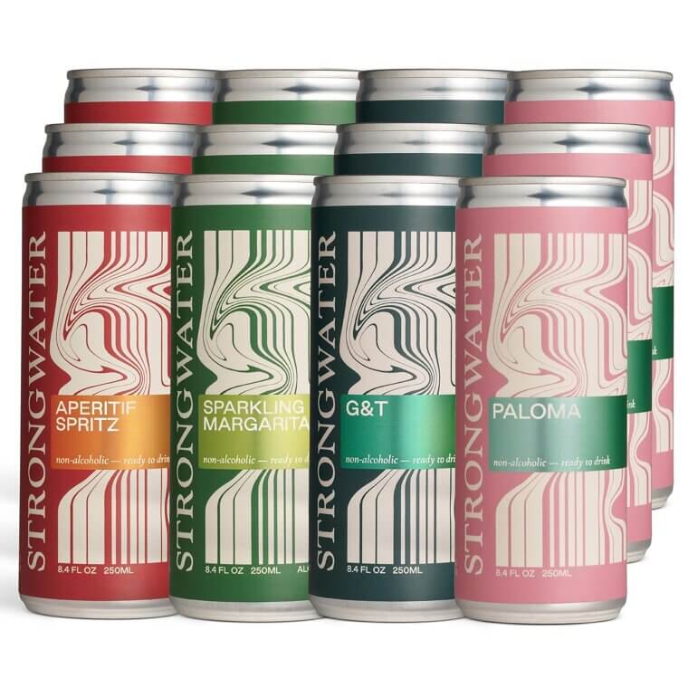 Strongwater Mocktail Pack - Refreshing Alcohol-Free Drinks Variety 