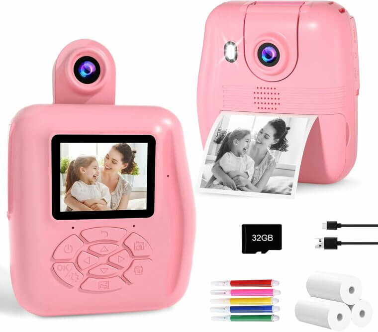 Capture Fun Moments with Kids Instant Camera - Perfect for Young Photographers Now 5% Off!