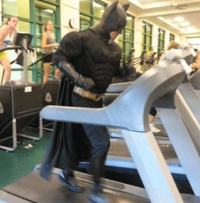 Batman Needs Gym As Well