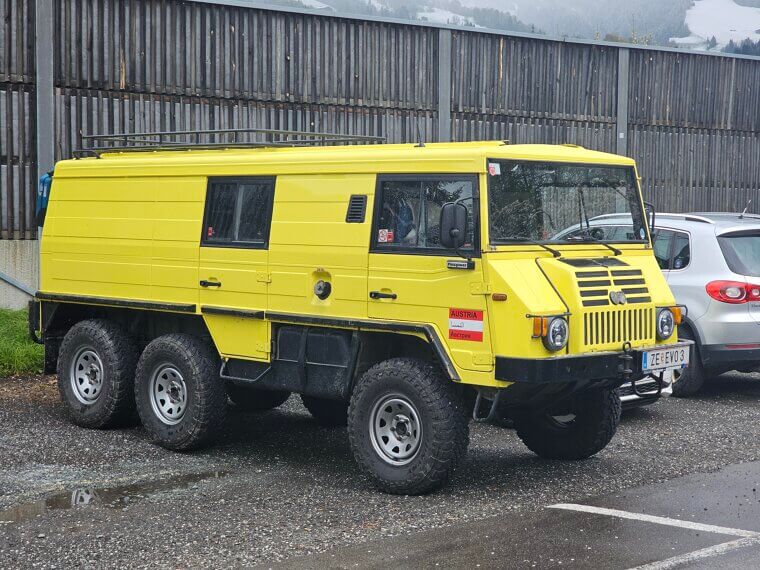 1980 Pinzgauer 6×6 Ambulance / Comms (Model 718) - $25,000