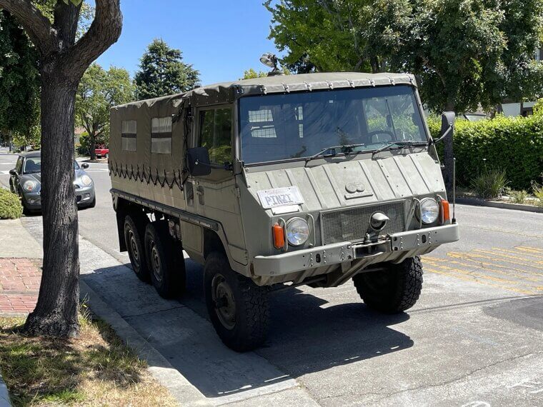 1980 Pinzgauer 6×6 Crew‑cab Utility (Model 718) - $25,000 - $50,000