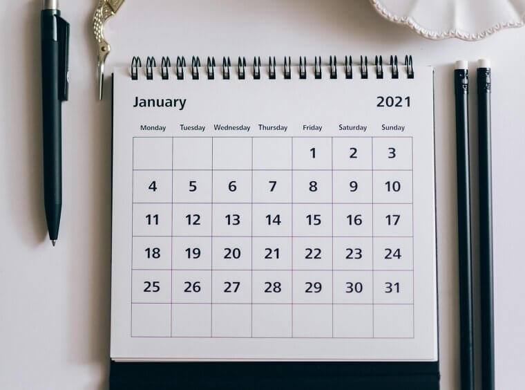 Paper Calendars for Schedules