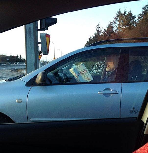 Is There Anything In That Book That Says He Should Focus On The Road?