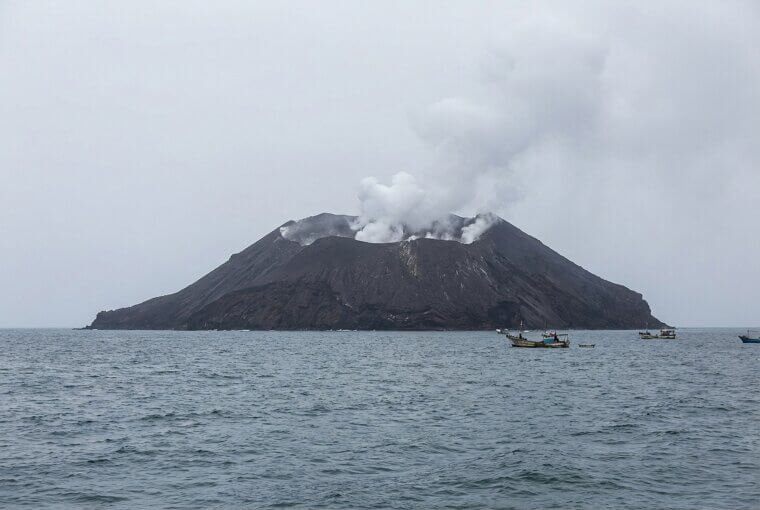 Krakatoa's Child Rising From the Sea