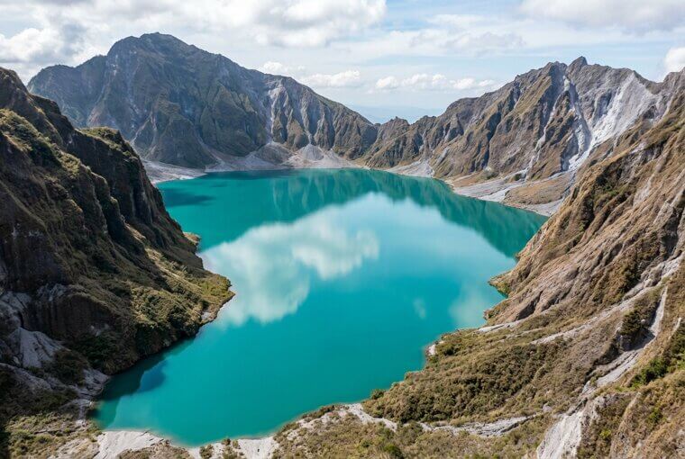 Mount Pinatubo's Crater Lake Reborn in Turquoise