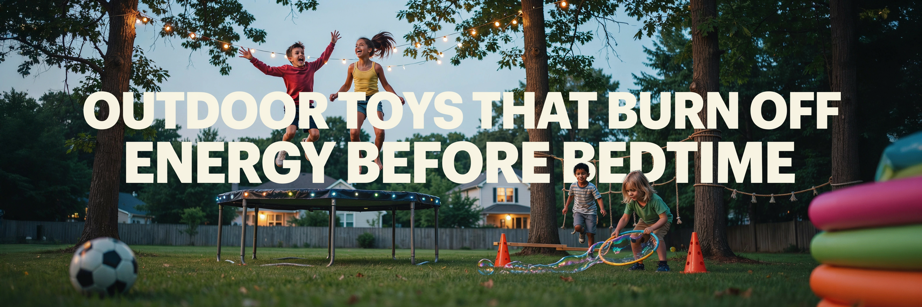Outdoor Toys That Burn Off Energy Before Bedtime