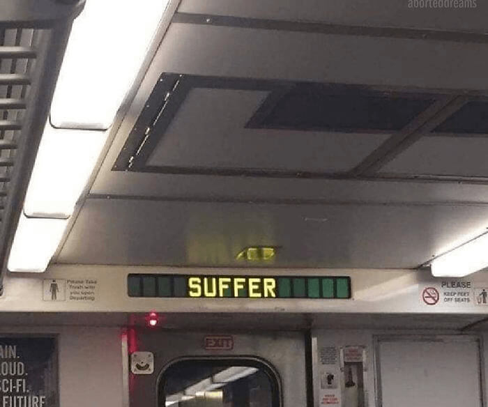 The Subway Hates Us All