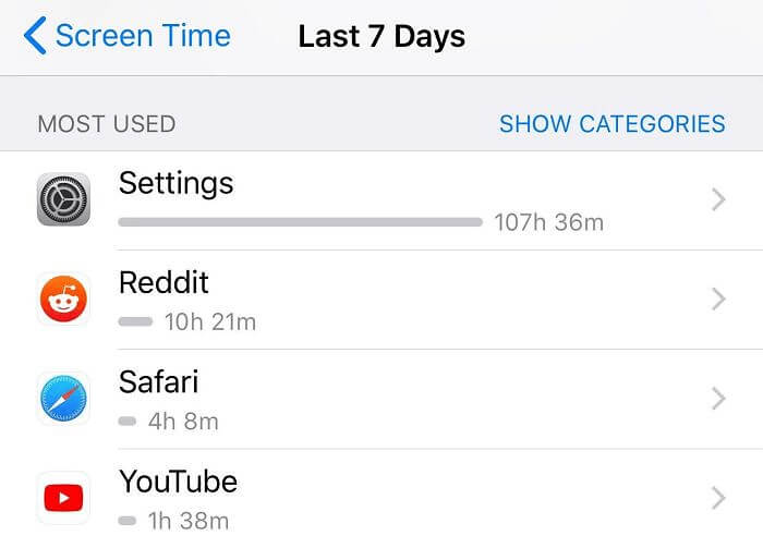 Well Someone Is Addicted To The Settings App