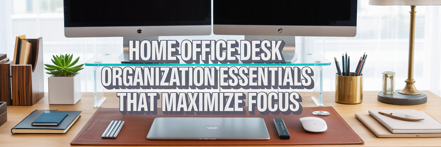 Home Office Desk Organization Essentials