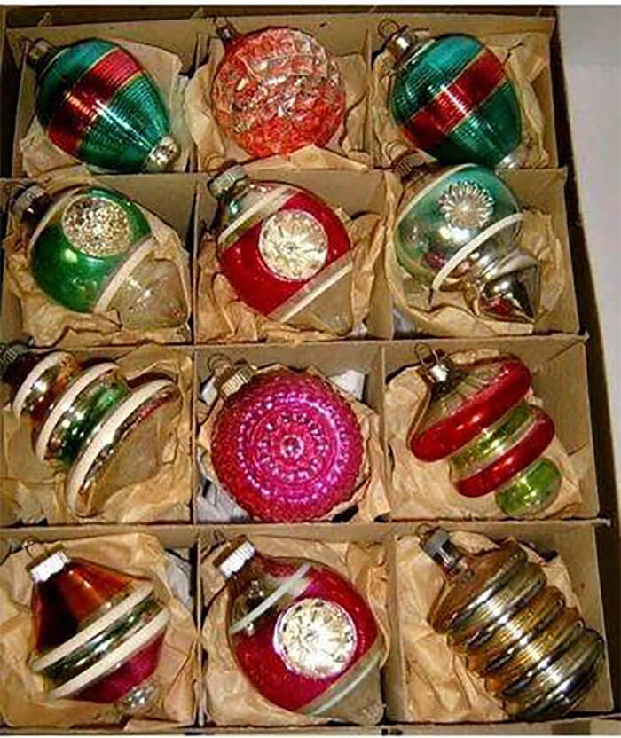 Tiempo De Un Árbol Navideño Vintage