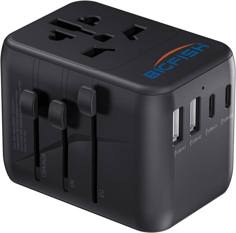 Bigfish Travel Adapter - Charge Anywhere, Anytime! - Now 30% Off!