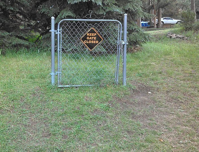 Just Don't Open the Gate