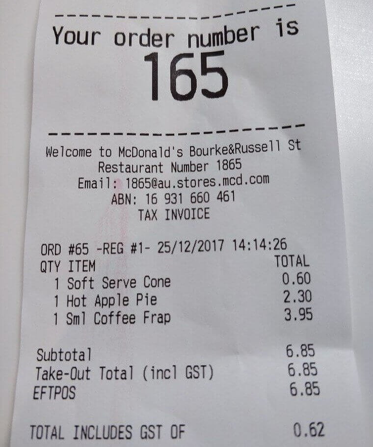 Ask for the Receipt and Your Food Will Magically Taste Better