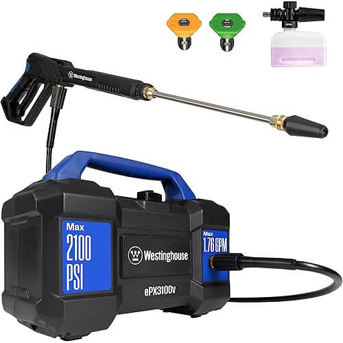Versatile Westinghouse ePX3100v Pressure Washer that Simplifies Every Job. 