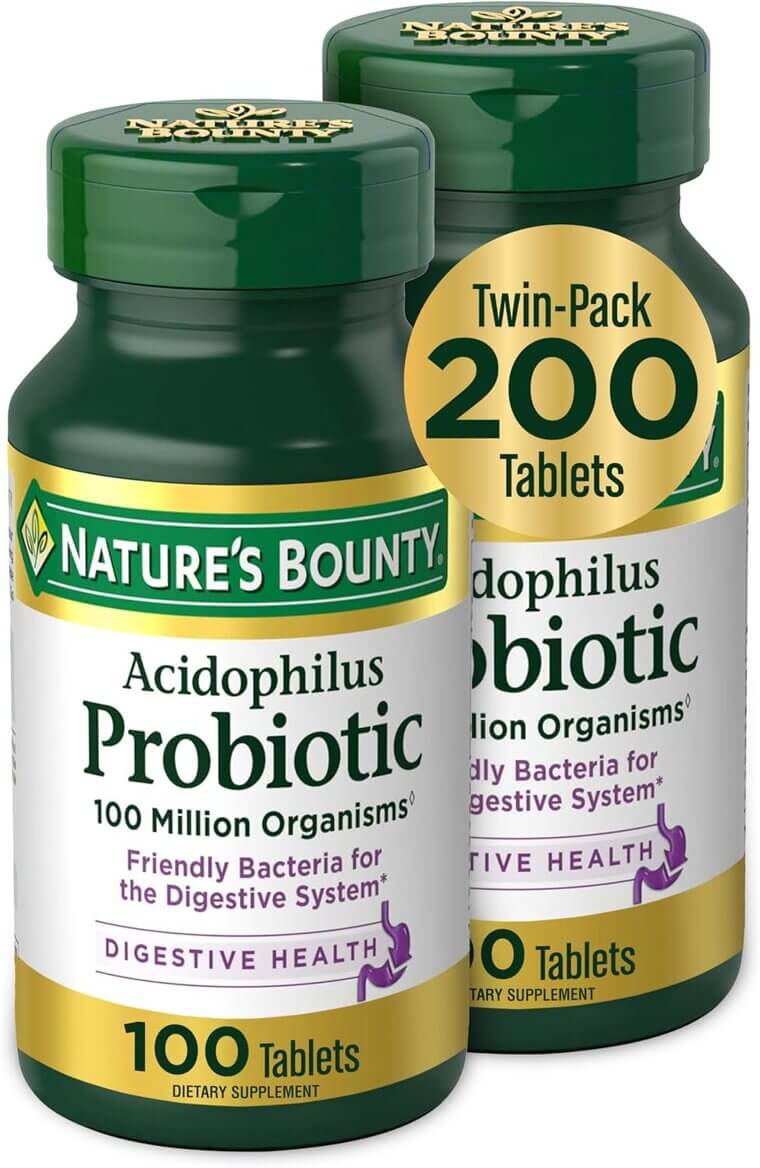 Nature's Bounty Probiotic - Boost Your Health with Ease - 38% Off!