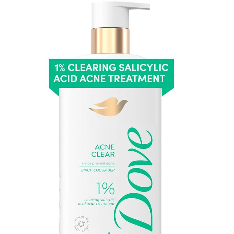 Dove Acne Clear Wash - Purify & Prevent Breakouts